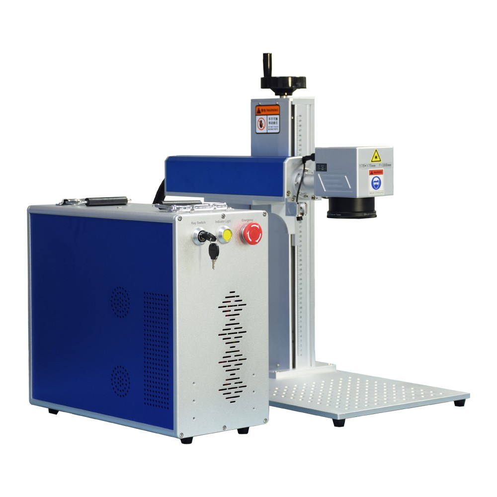 CALCA 50W JPT Fiber Laser Marking Engraving Machine Rotary Axis for Tumbler